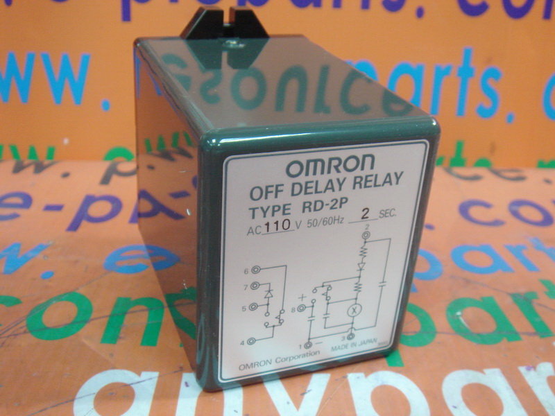 OMRON TIME DELAY RELAY RD2P TIME 2S 110V PLC DCS SERVO Control